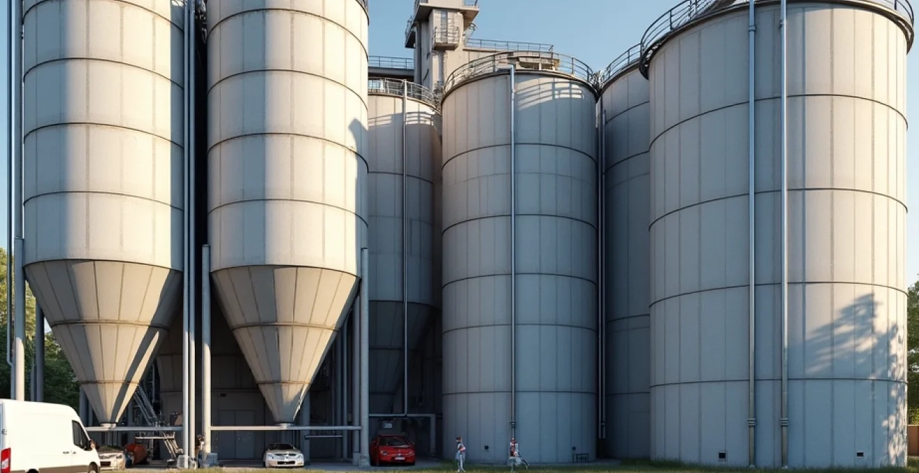 moderner Silos